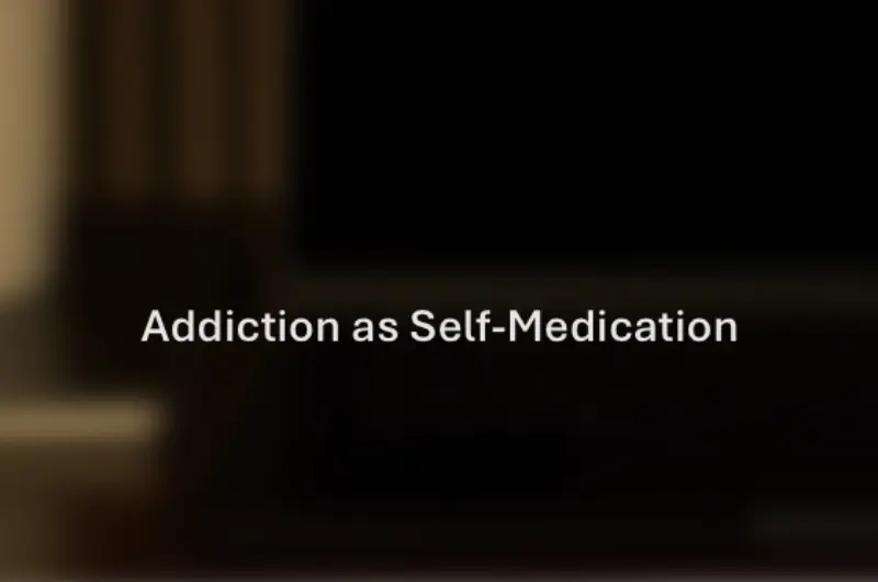 Addiction as self medication Webinar Tile